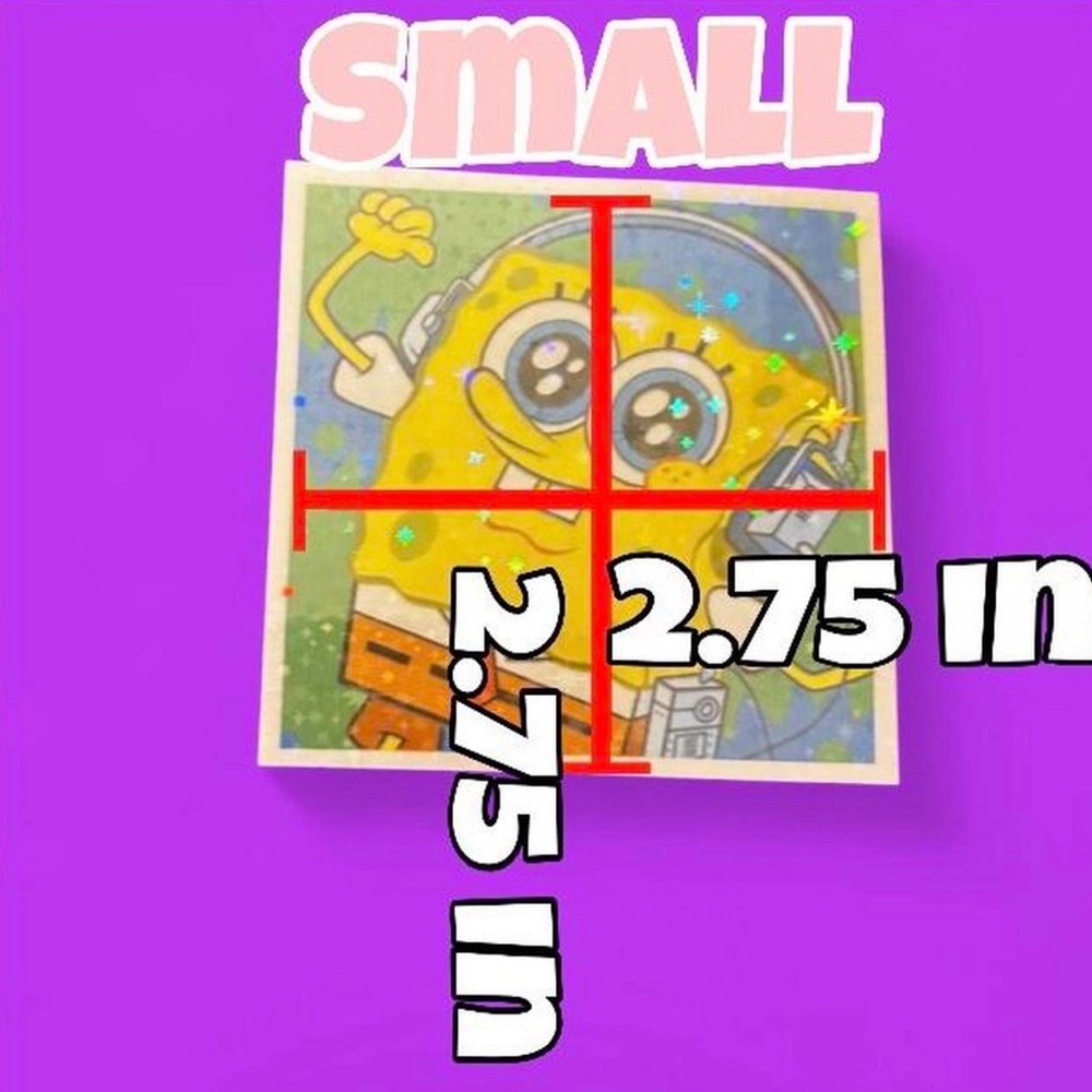 SpongeBob SquarePants Sticker Set ๐ Version 1 - Picture 5 of 6